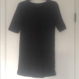 Prana dark gray heather dress 3/4 sleeve